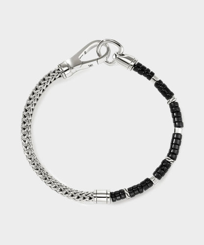 Todd Snyder John Hardy Sterling Silver Heishi Chain Bracelet - Silver