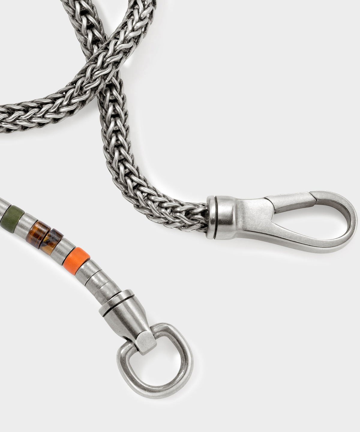 Todd Snyder Todd Snyder x John Hardy Heishi Silver Double Wrap Bracelet - Silver