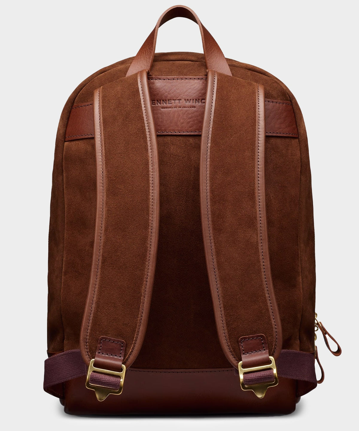 Todd Snyder Bennett Winch Suede Backpack - Tobacco