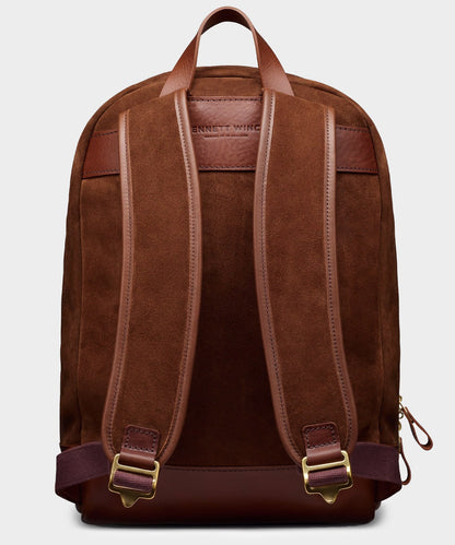 Todd Snyder Bennett Winch Suede Backpack - Tobacco