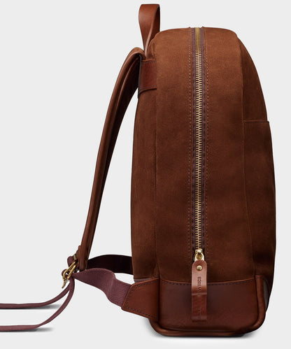Todd Snyder Bennett Winch Suede Backpack - Tobacco