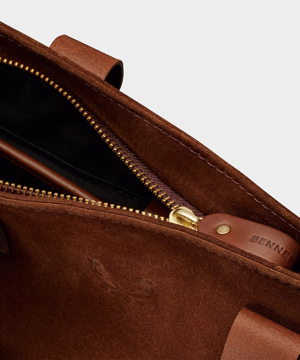 Todd Snyder Bennett Winch Suede Tote Bag - Tobacco