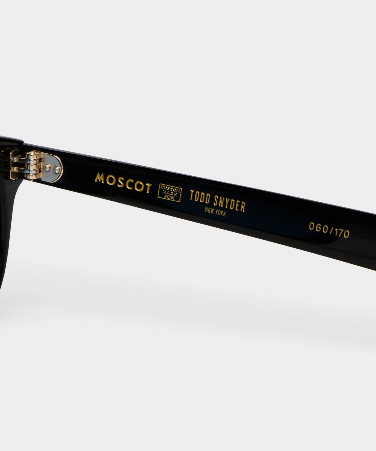 Todd Snyder Todd Snyder X Moscot Wythe Sunglasses - Black