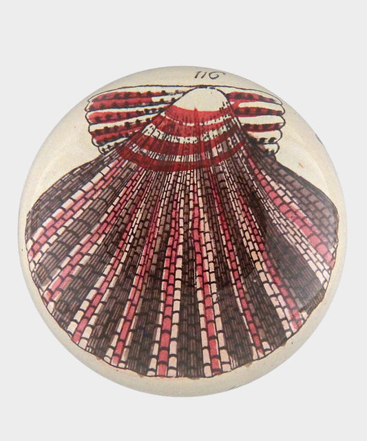 Todd Snyder John Derian Scallop 116 Paperweight - Red