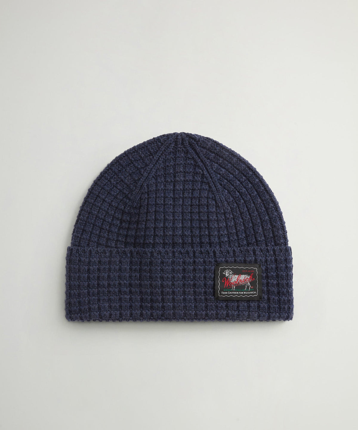 Todd Snyder Todd Snyder x Woolrich Wool-Cashmere Waffle Beanie - Turbulence