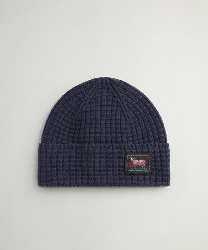 Todd Snyder Todd Snyder x Woolrich Wool-Cashmere Waffle Beanie - Turbulence