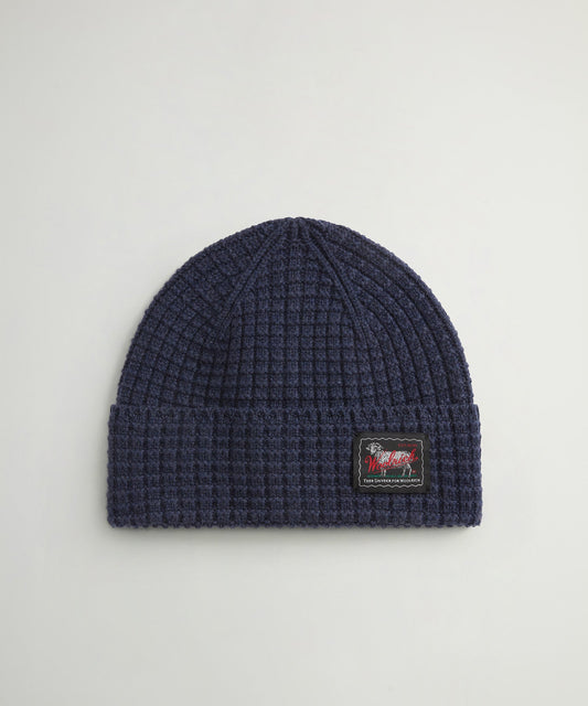 Todd Snyder Todd Snyder x Woolrich Wool-Cashmere Waffle Beanie - Turbulence