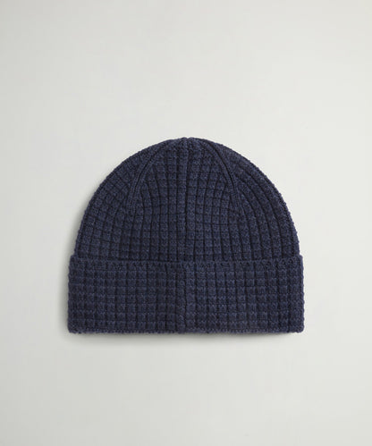 Todd Snyder Todd Snyder x Woolrich Wool-Cashmere Waffle Beanie - Turbulence