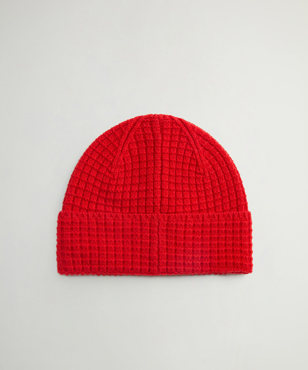 Todd Snyder Todd Snyder x Woolrich Wool-Cashmere Waffle Beanie - Aurora Red