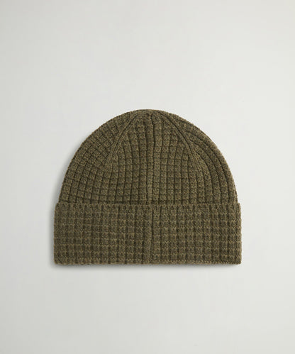 Todd Snyder Todd Snyder x Woolrich Wool-Cashmere Waffle Beanie - Deep Depths