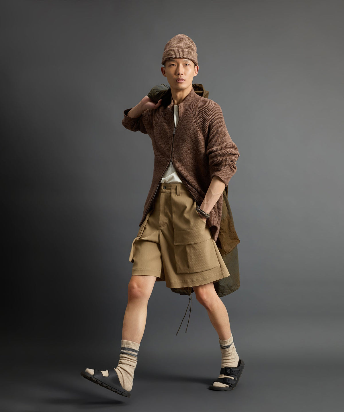 Todd Snyder Todd Snyder x Woolrich Cotton Zip-Up Sweater - Butternut Mouline