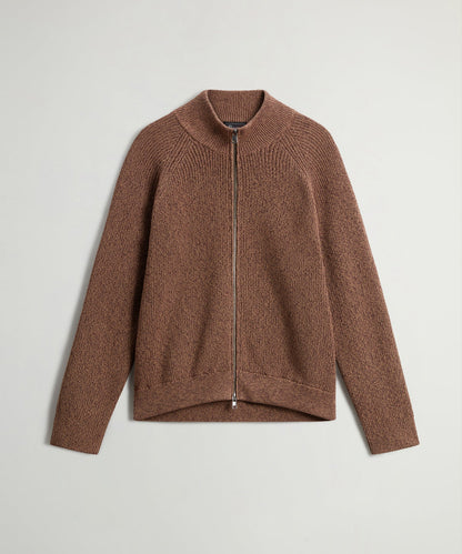 Todd Snyder Todd Snyder x Woolrich Cotton Zip-Up Sweater - Butternut Mouline