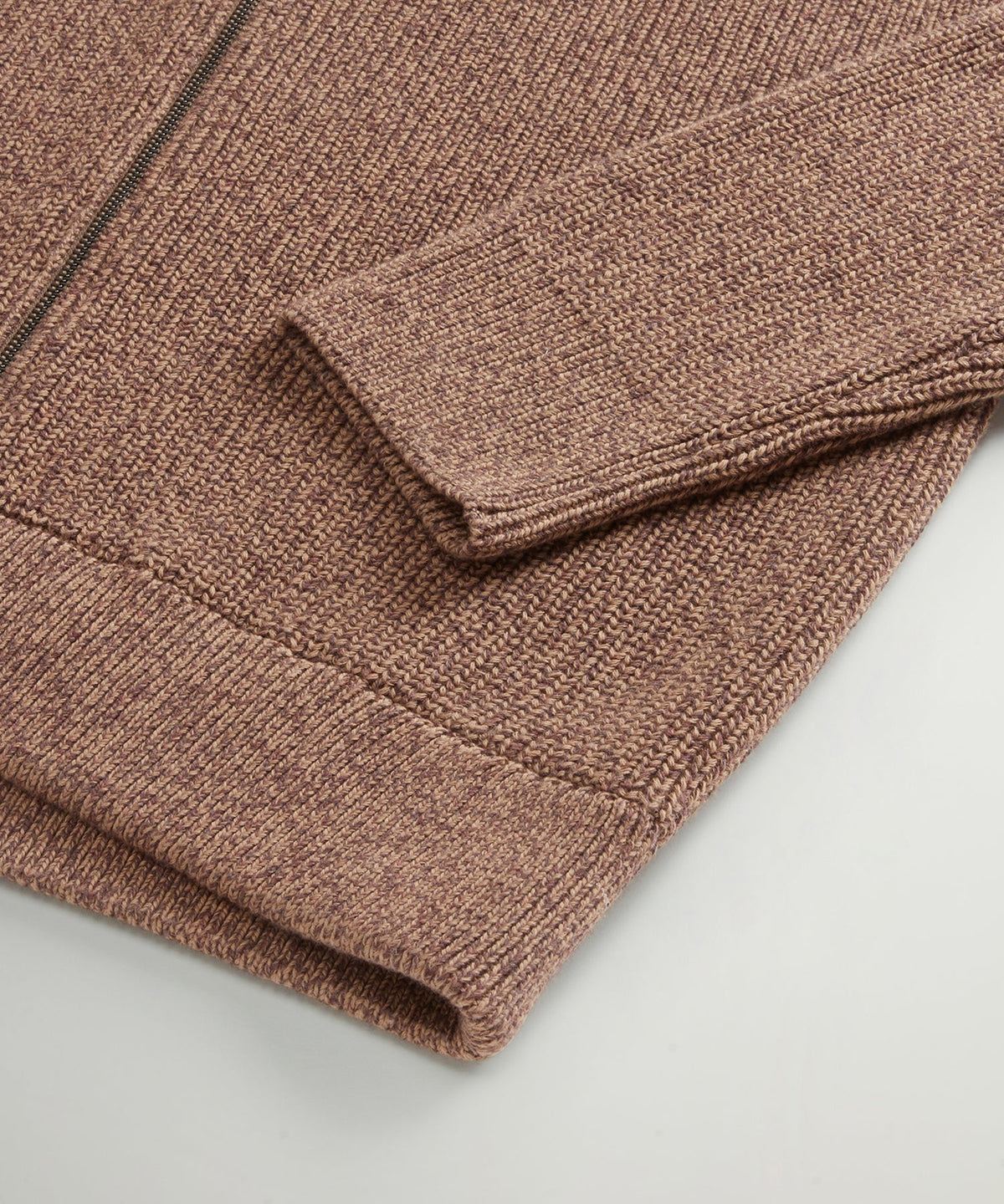 Todd Snyder Todd Snyder x Woolrich Cotton Zip-Up Sweater - Butternut Mouline