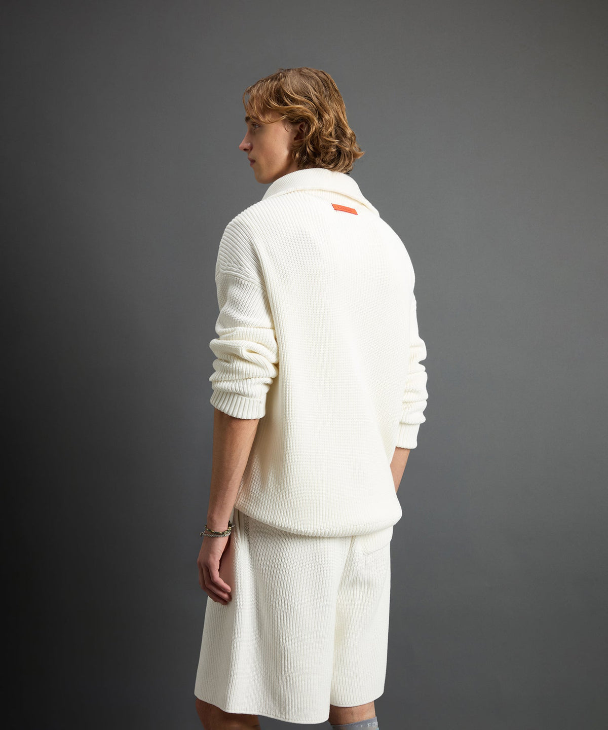 Todd Snyder Todd Snyder x Woolrich Cotton Half-Zip Sweater - Bisque