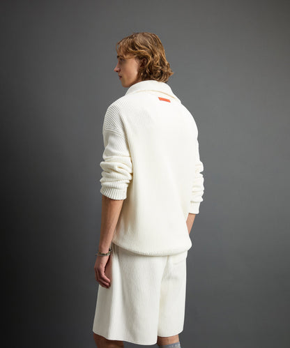 Todd Snyder Todd Snyder x Woolrich Cotton Half-Zip Sweater - Bisque
