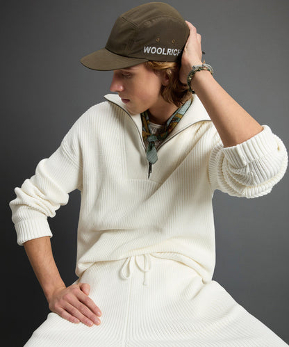Todd Snyder Todd Snyder x Woolrich Cotton Half-Zip Sweater - Bisque