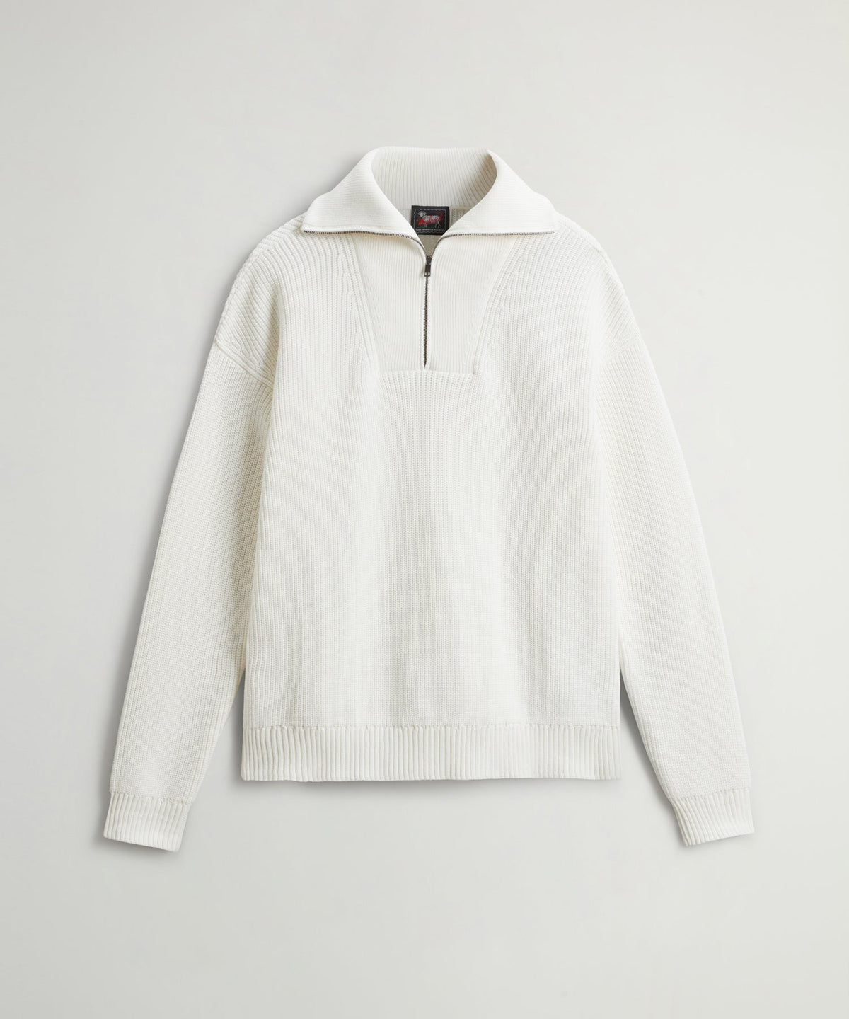Todd Snyder Todd Snyder x Woolrich Cotton Half-Zip Sweater - Bisque