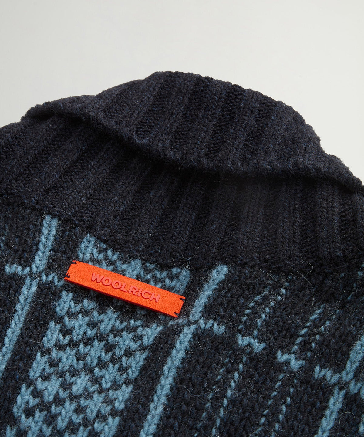 Todd Snyder Todd Snyder x Woolrich Belted Wool-Alpaca Cardigan - Stormy Sea