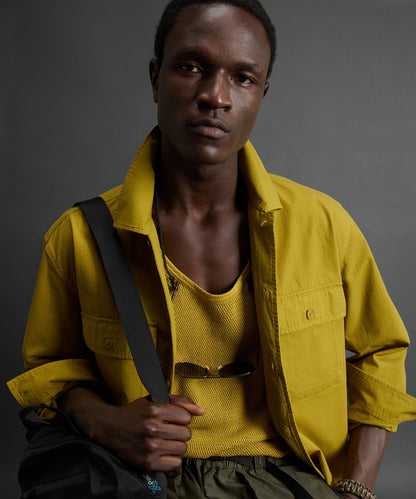 Todd Snyder Todd Snyder x Woolrich Utility Shirt - Golden Palm