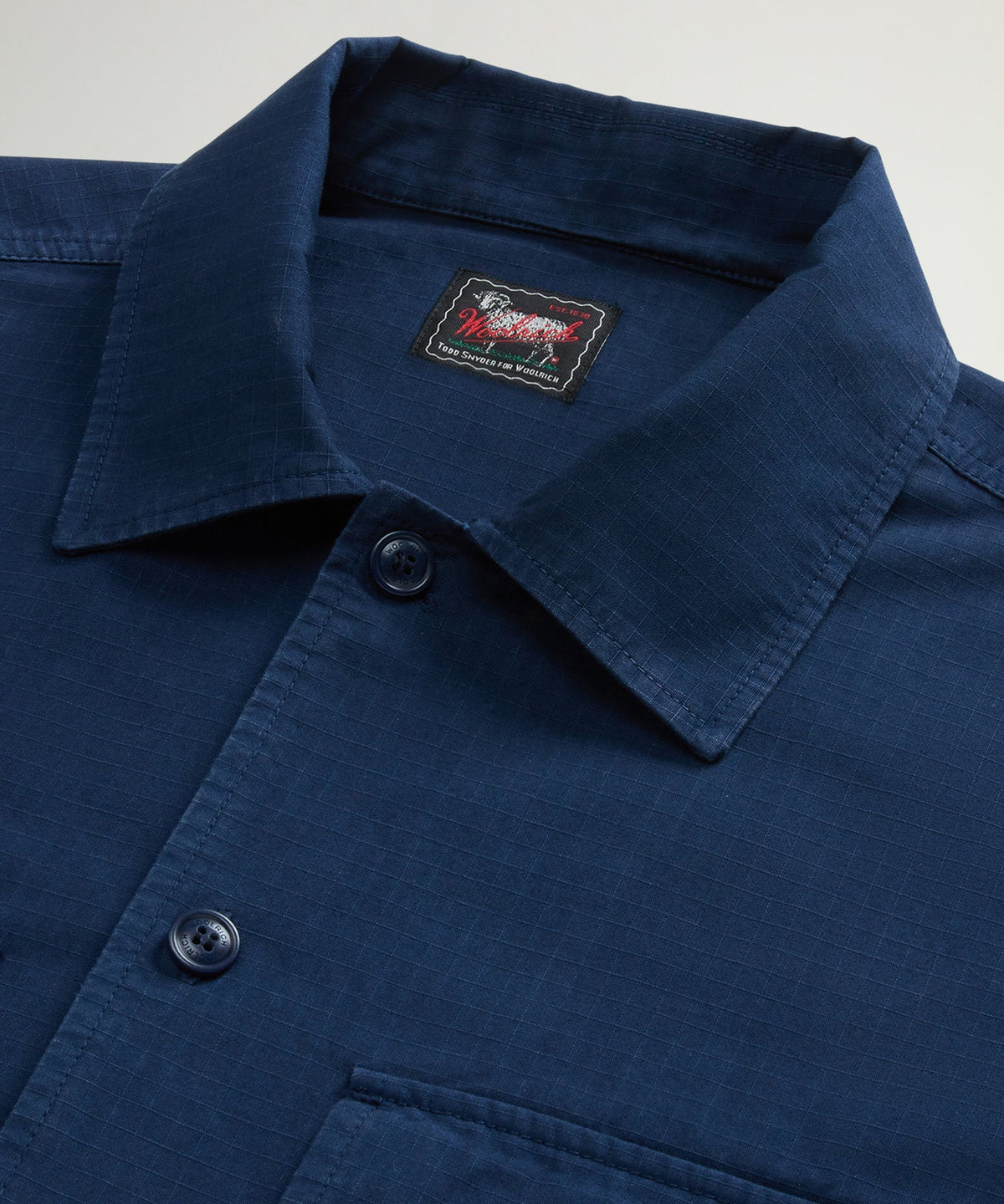 Todd Snyder Todd Snyder x Woolrich Utility Shirt - Dream Blue