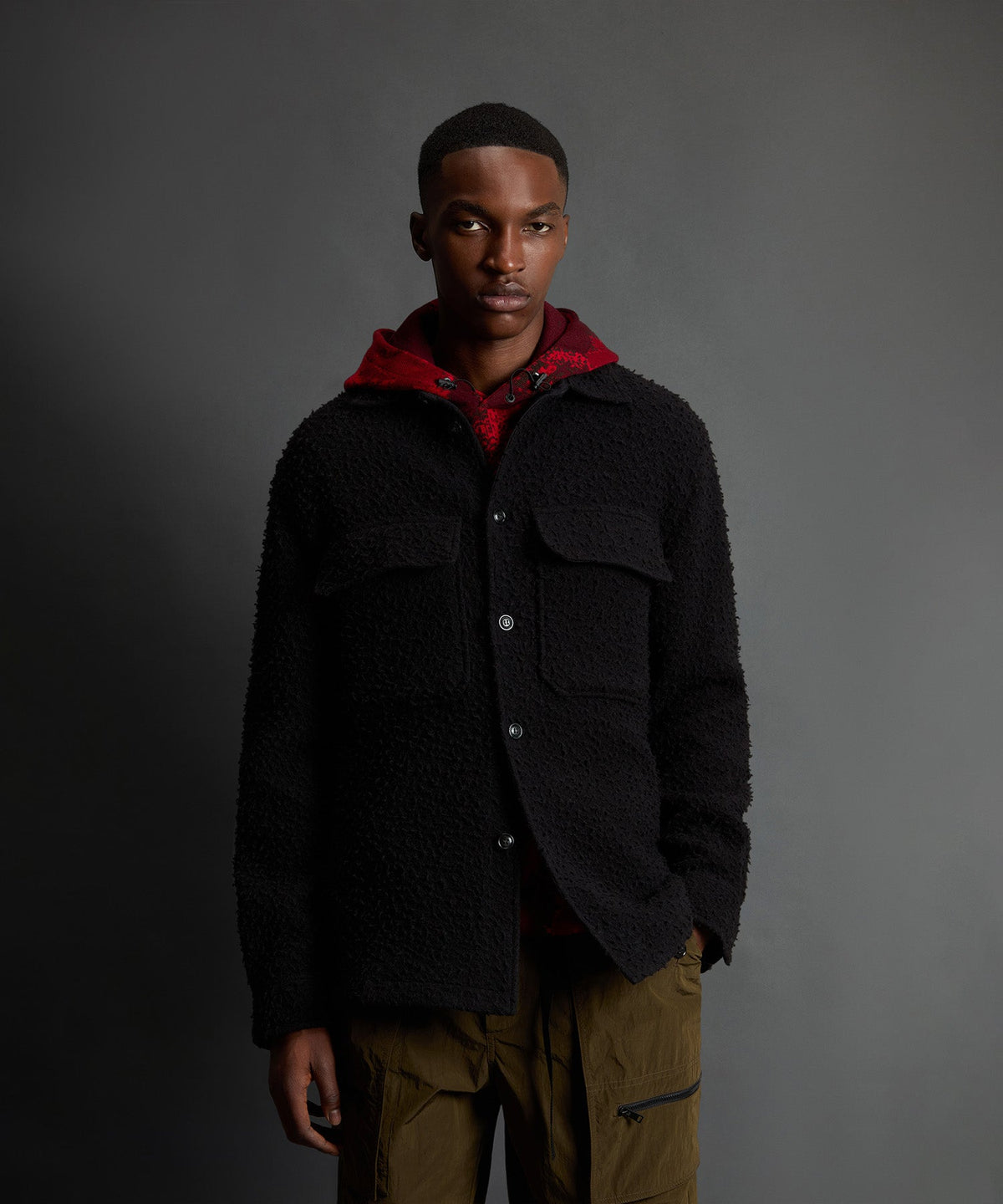 Todd Snyder Todd Snyder x Woolrich Casentino Wool Shirt - Black