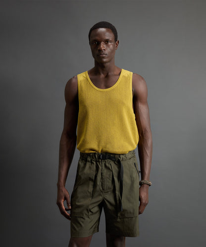 Todd Snyder Todd Snyder x Woolrich Mesh Tank - Ecru Olive