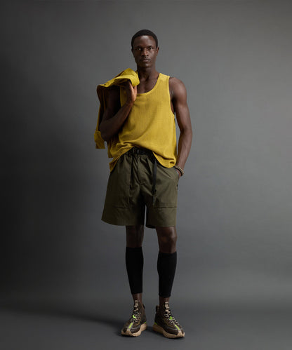 Todd Snyder Todd Snyder x Woolrich Mesh Tank - Ecru Olive