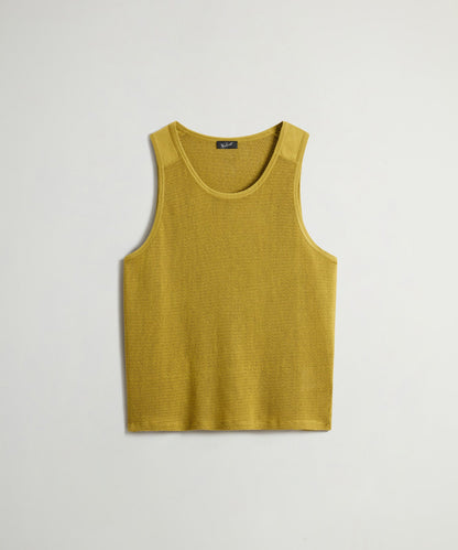Todd Snyder Todd Snyder x Woolrich Mesh Tank - Ecru Olive