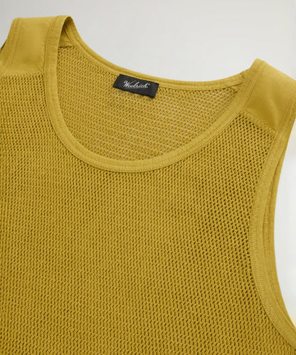 Todd Snyder Todd Snyder x Woolrich Mesh Tank - Ecru Olive