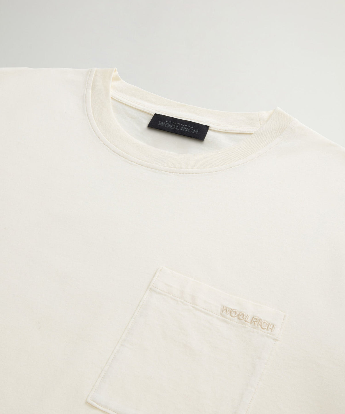 Todd Snyder Todd Snyder x Woolrich Jersey Pocket Tee - Arctic White