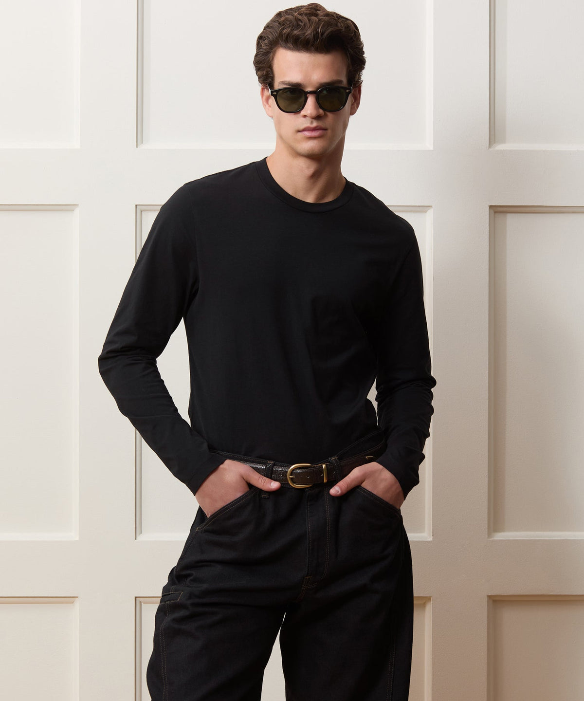 Todd Snyder Premium Jersey Tee - Black