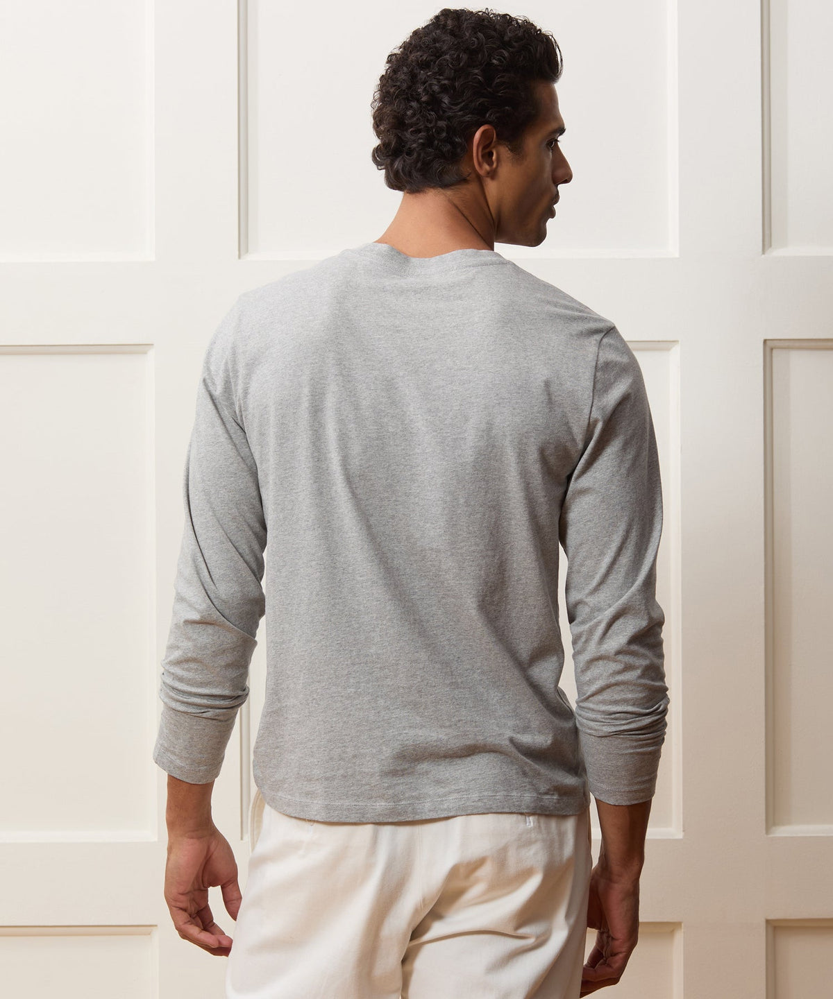 Todd Snyder Premium Jersey Tee - Grey Heather