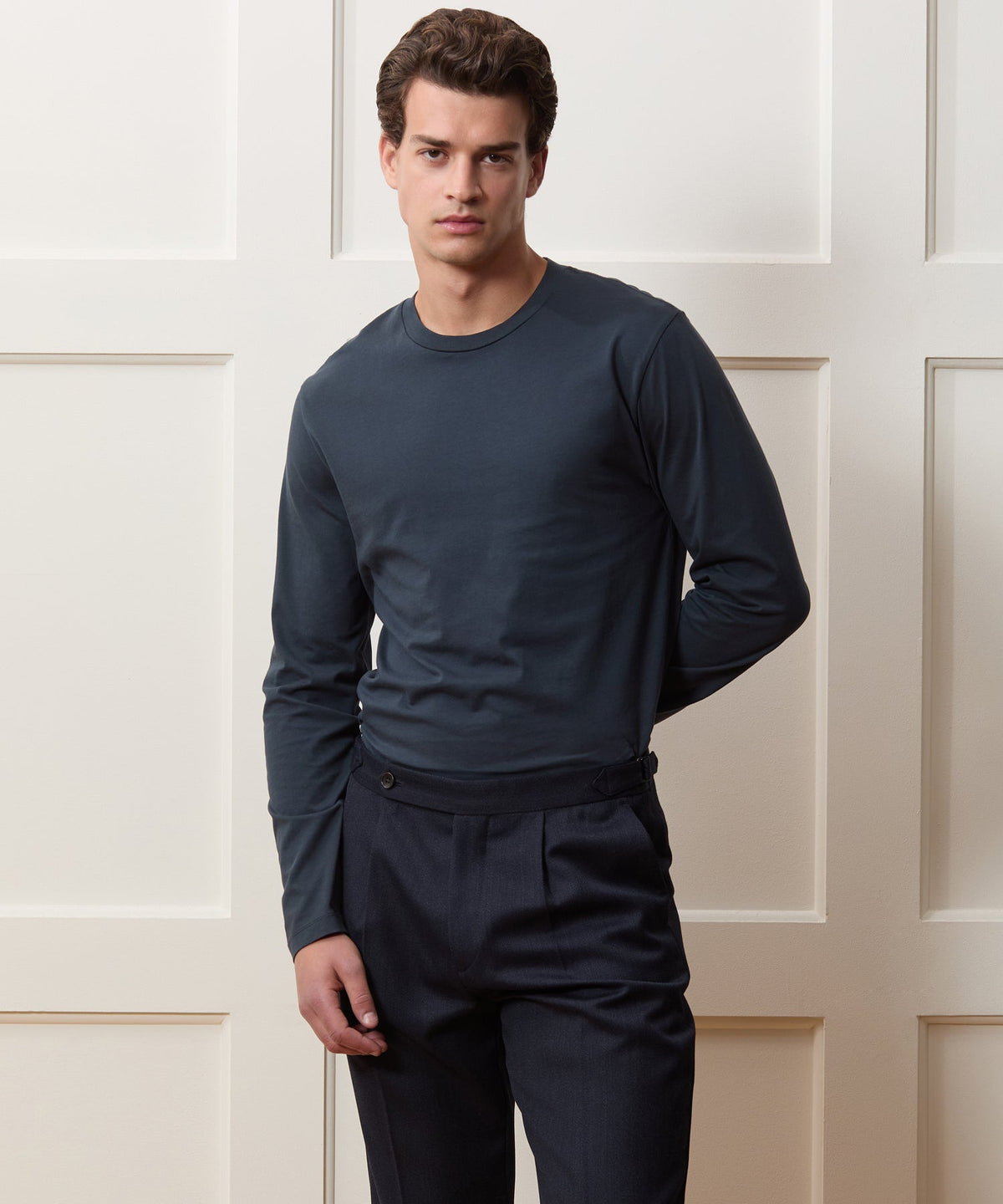 Todd Snyder Premium Jersey Tee - Navy