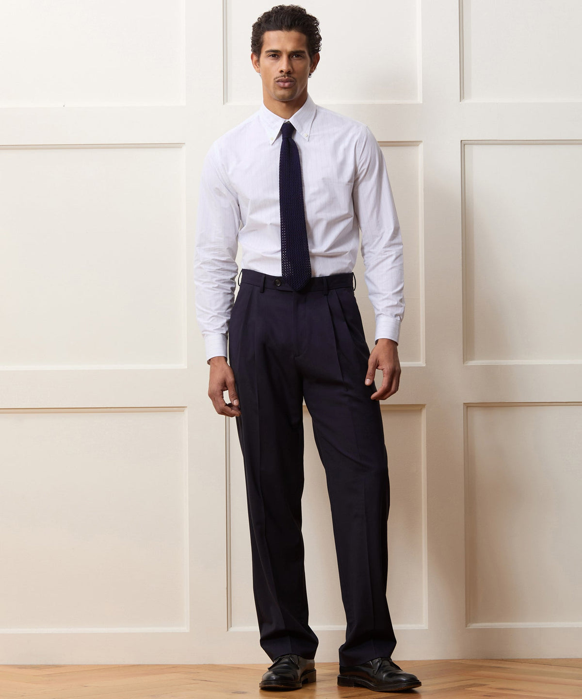 Todd Snyder Italian Gabardine Wythe Trouser - Navy