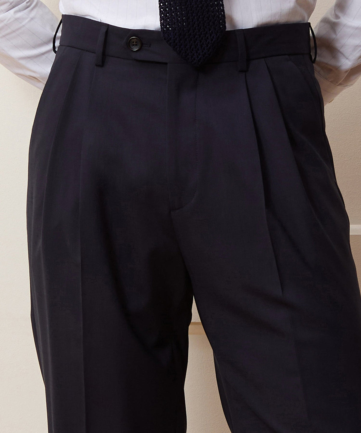 Todd Snyder Italian Gabardine Wythe Trouser - Navy