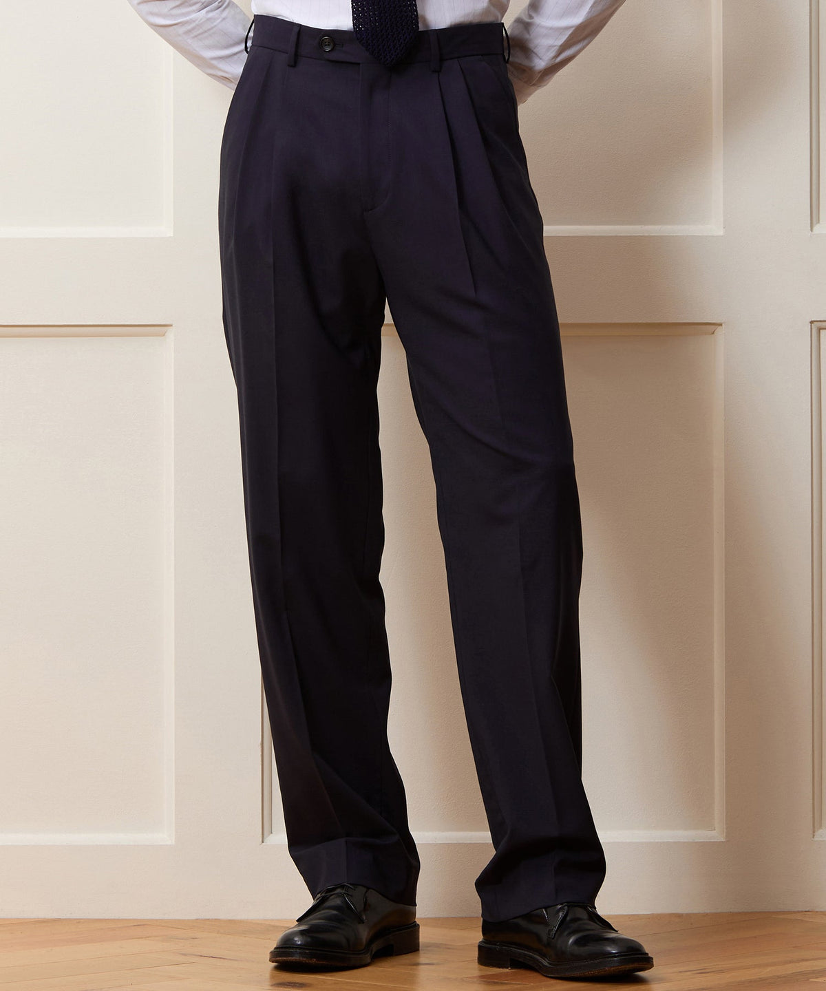 Todd Snyder Italian Gabardine Wythe Trouser - Navy