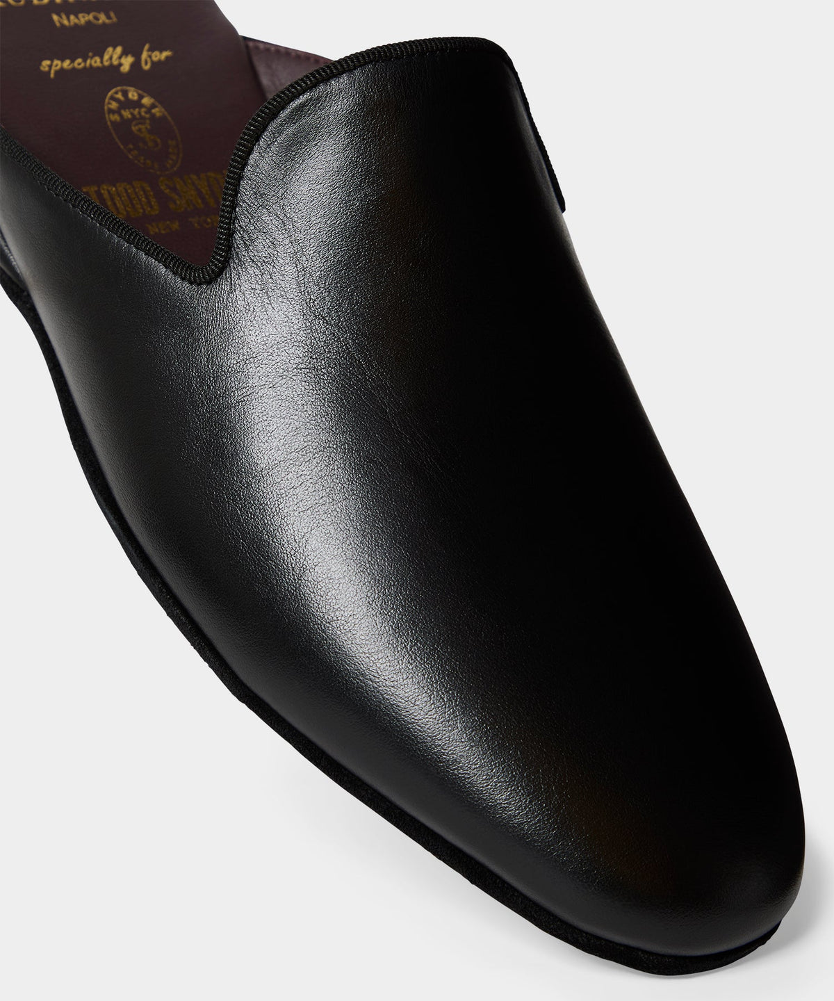 Todd Snyder Todd Snyder X Rubinacci House Slipper - Black