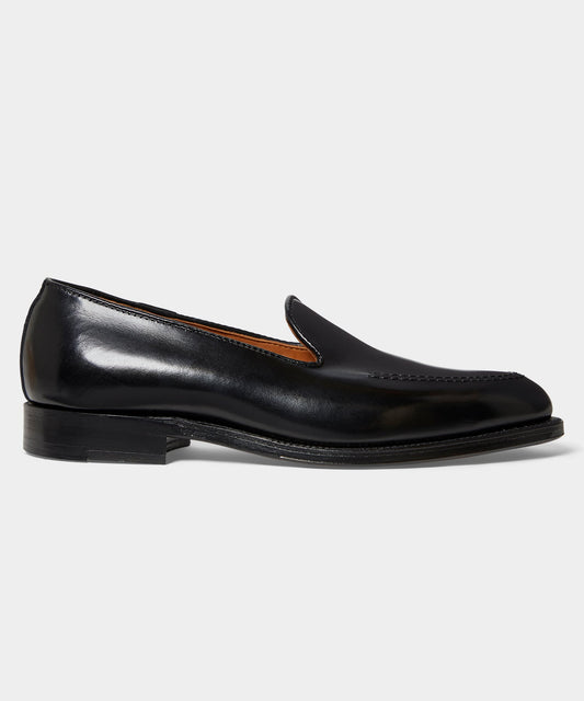 Todd Snyder Todd Snyder X Alden Venetian Leather Loafer - Black