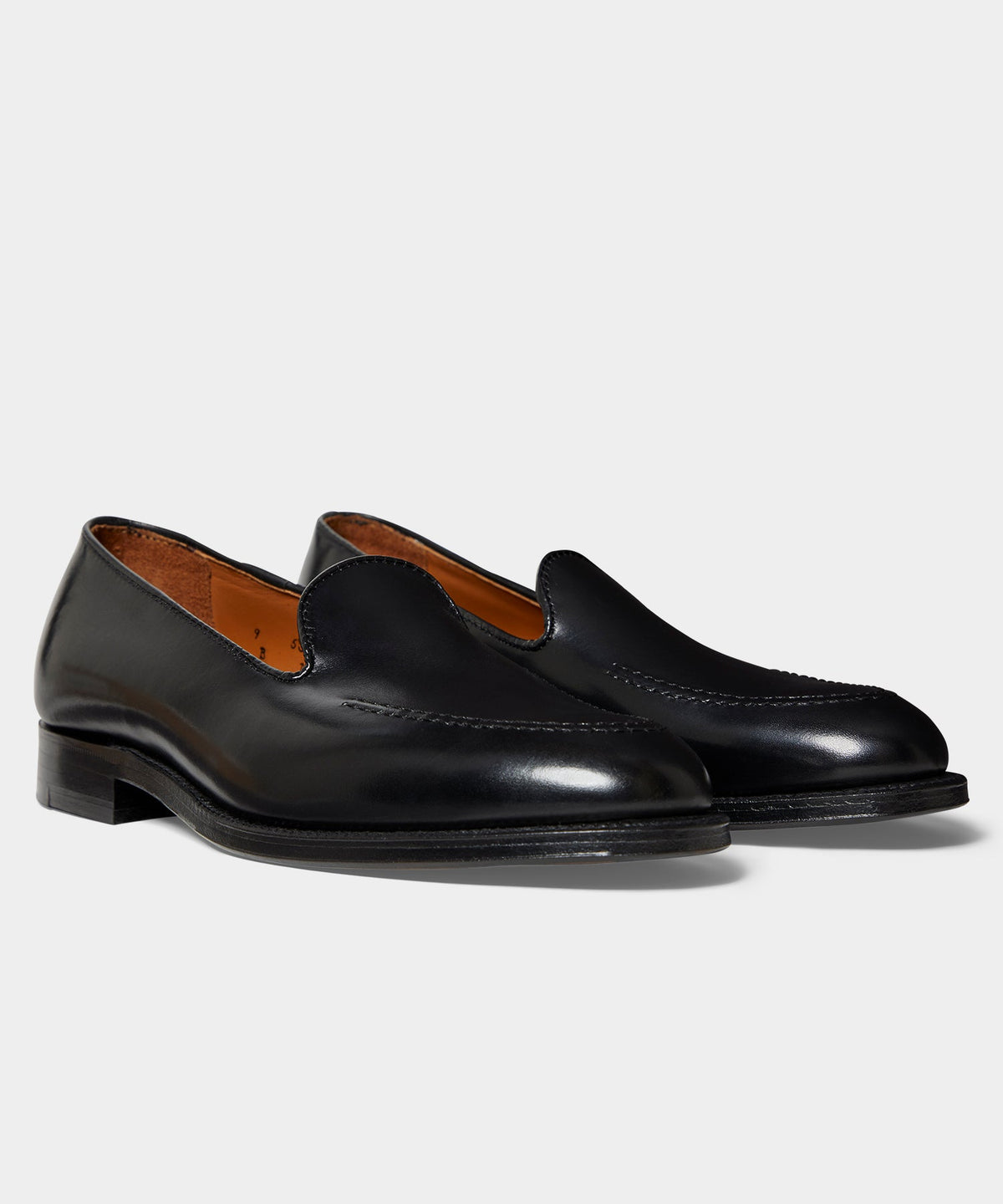 Todd Snyder Todd Snyder X Alden Venetian Leather Loafer - Black