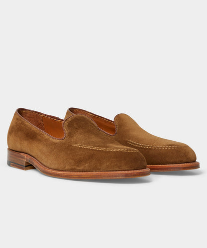Todd Snyder Todd Snyder X Alden Venetian Suede Loafer - Snuff