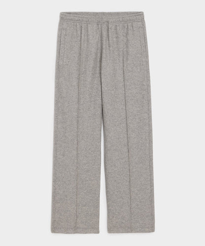 Todd Snyder Relaxed Camel-Cashmere Lounge Pant - Grey Heather