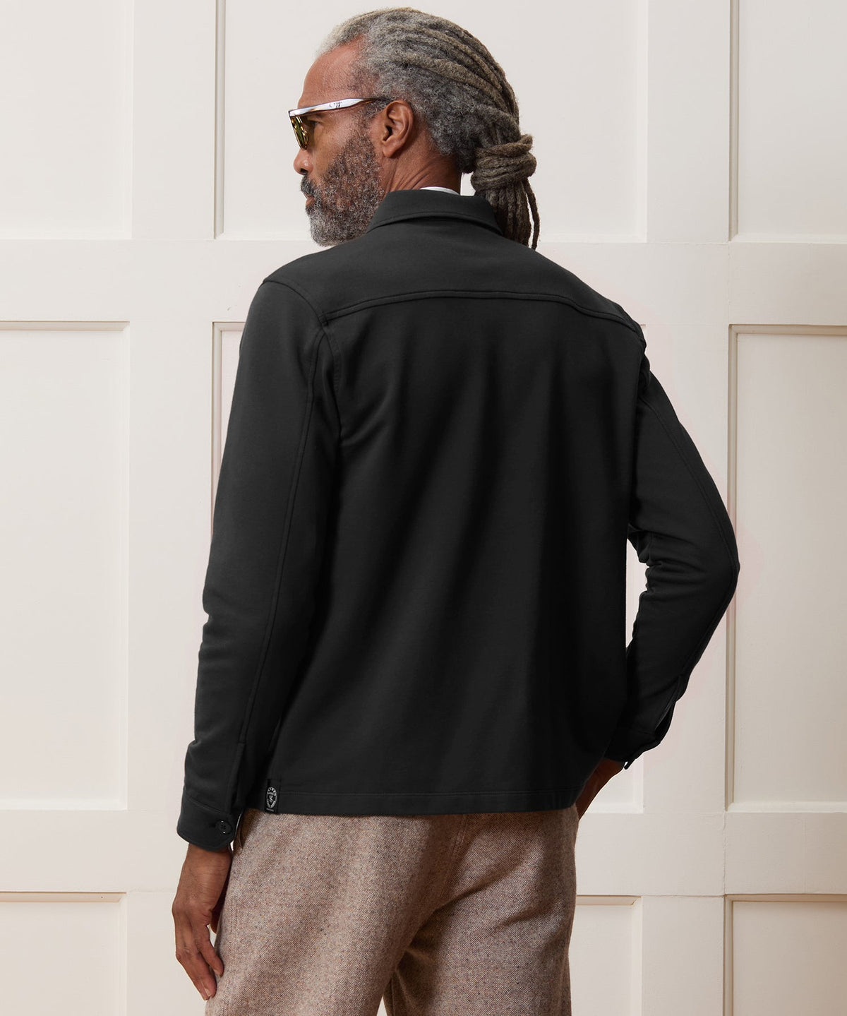 Todd Snyder Travel Terry Shirt - Black
