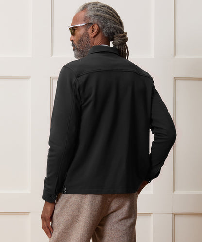 Todd Snyder Travel Terry Shirt - Black