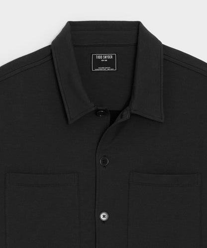 Todd Snyder Travel Terry Shirt - Black