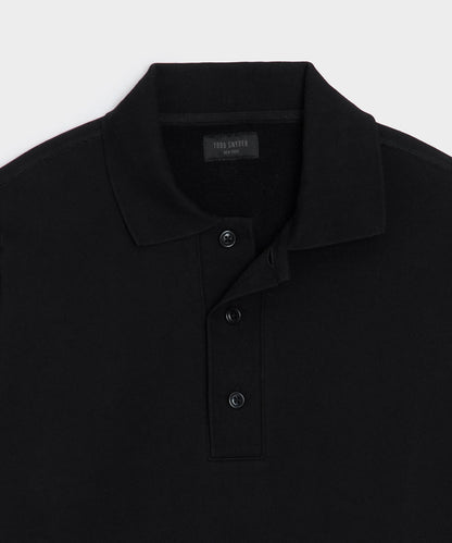 Todd Snyder Soho Polo Sweatshirt - Black