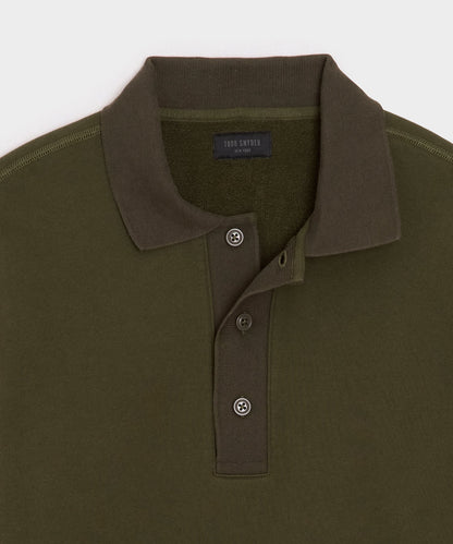 Todd Snyder Soho Polo Sweatshirt - Olive