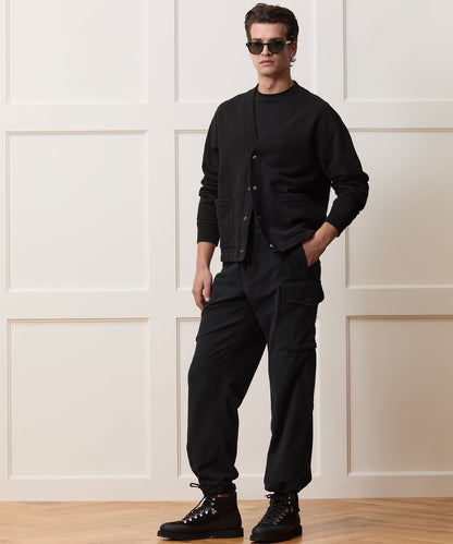Todd Snyder Soho Cardigan Sweatshirt - Black