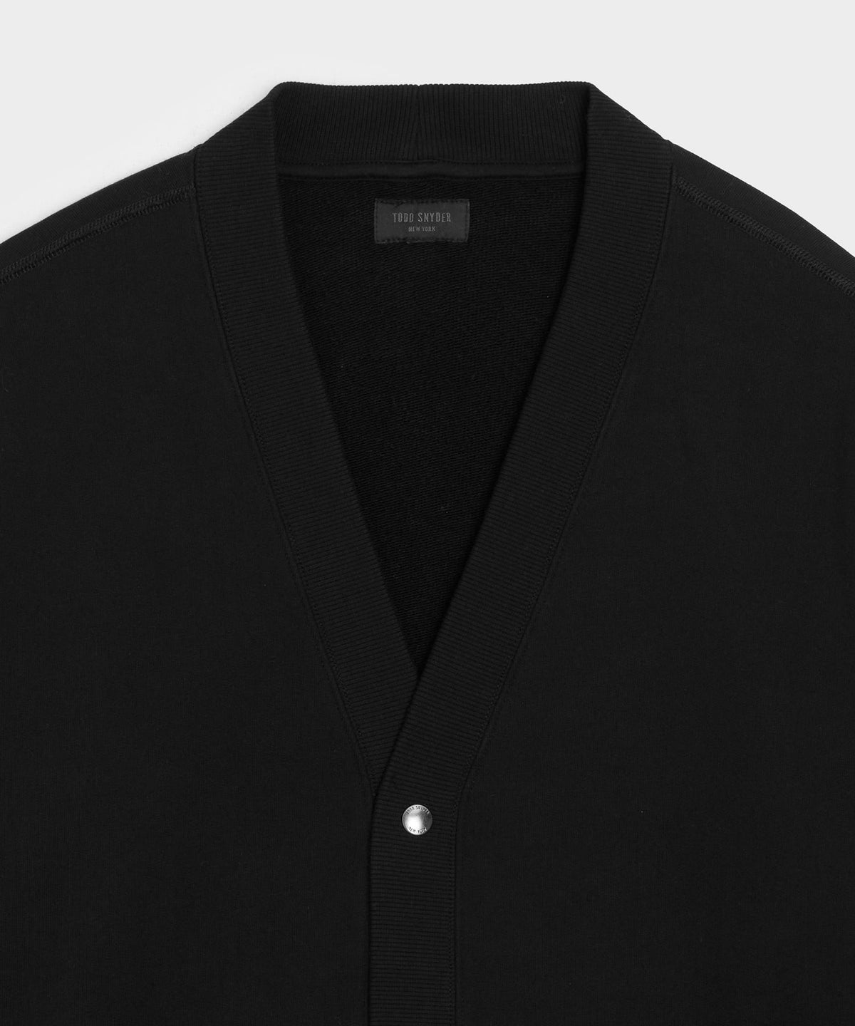 Todd Snyder Soho Cardigan Sweatshirt - Black