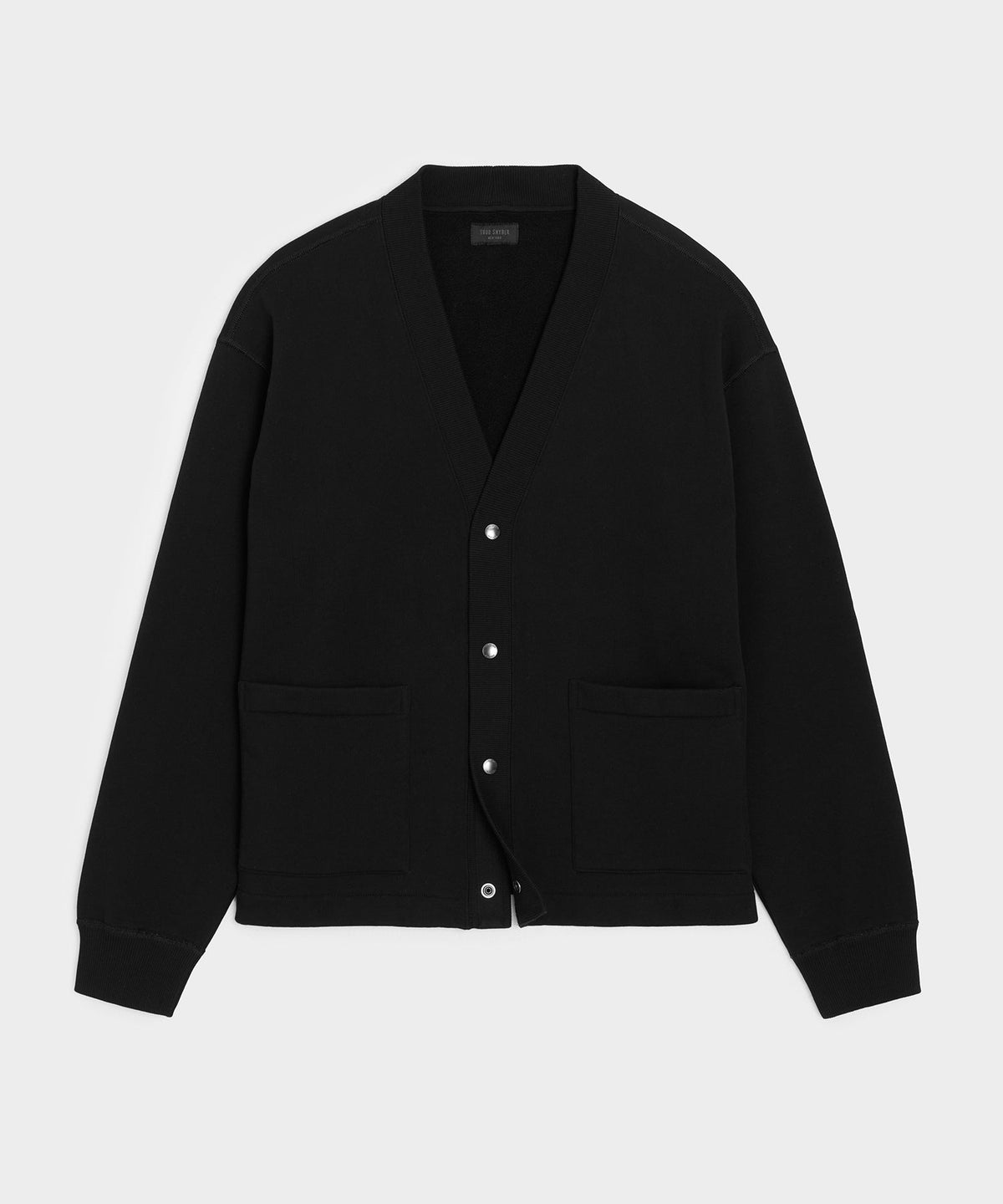 Todd Snyder Soho Cardigan Sweatshirt - Black