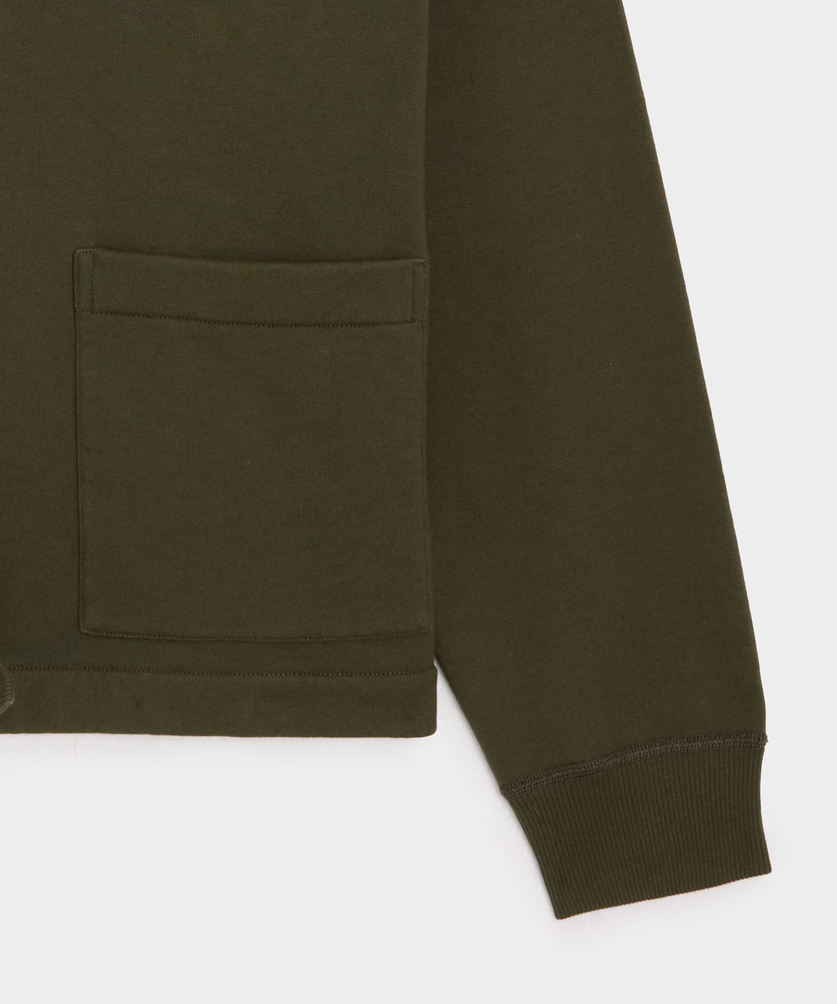 Todd Snyder Soho Cardigan Sweatshirt - Olive